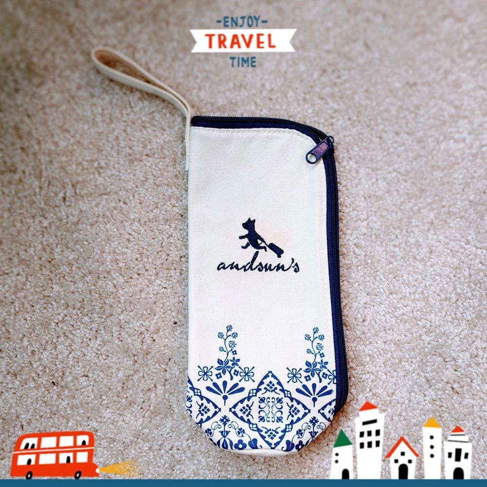 Insulated Canvas Bottle Holder for Travel: Cooler / Warmer